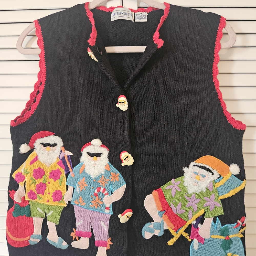 Bellpoint Women's Festive Black Cardigan